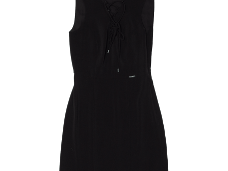 GUESS Womens Pencil Dress Black Sleeveless Knee Length UK 4 For Sale