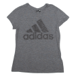 ADIDAS Mens T-Shirt Grey S Online Sale