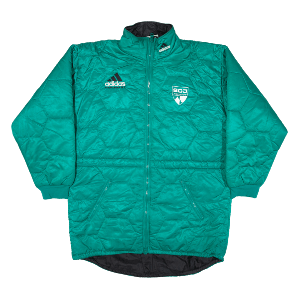 ADIDAS Equipment Insulated Mens Puffer Coat Green 90s 2XL Online Sale