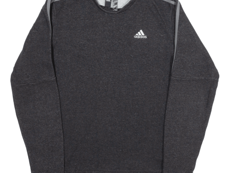 ADIDAS Mens Sweatshirt Grey S on Sale