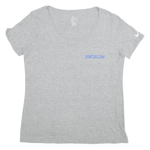 ADIDAS Athletic Cut Womens T-Shirt Grey M Online Sale