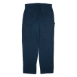 Cargo Mens Trousers Blue Regular Straight W34 L34 Online Hot Sale