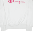 CHAMPION Womens Sweatshirt White M Sale