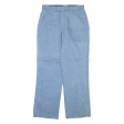 Workwear Mens Trousers Blue Regular Straight W30 L31 Fashion