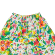 ARIZONA WEST High Waist Womens Casual Shorts White 90s Floral L W27 Hot on Sale