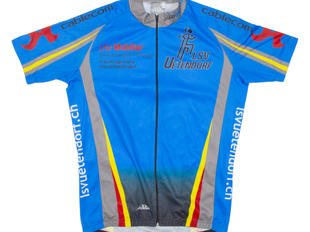 ANDEER Cycling Full-Zip Mens Jersey Blue S Online now