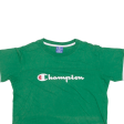 CHAMPION Cropped Womens T-Shirt Green S For Sale