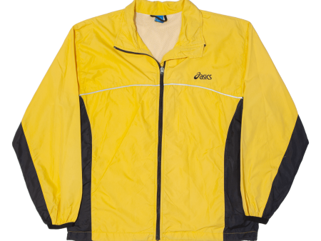 ASICS Mesh Lined Womens Windbreaker Jacket Yellow M Online