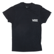 VANS Womens T-Shirt Black XS Online Sale