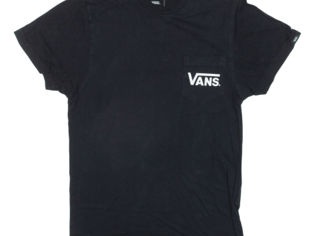 VANS Womens T-Shirt Black XS Online Sale