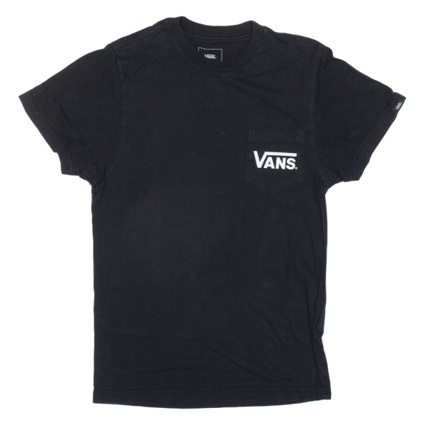 VANS Womens T-Shirt Black XS Online Sale