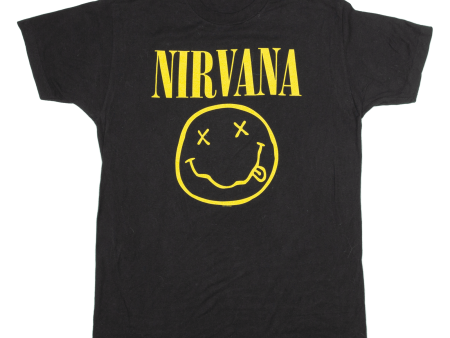 TULTEX Nirvana Mens Band T-Shirt Black L For Sale