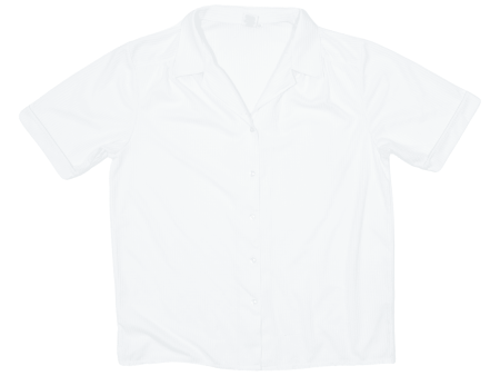 C&A Womens Blouse Shirt White Collared S Sale