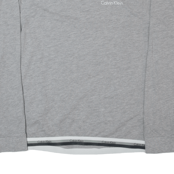 CALVIN KLEIN 14-16 Years Boys T-Shirt Grey Long Sleeve L Sale