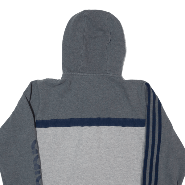 ADIDAS Mens Grey Hoodie Full Zip S Hot on Sale