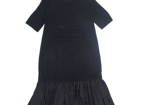 COS Womens T-Shirt Dress Black Short Sleeve Midi XS Supply