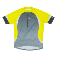 AGU Cycling Mens Jersey Yellow 1 2 Zip XL Online Sale