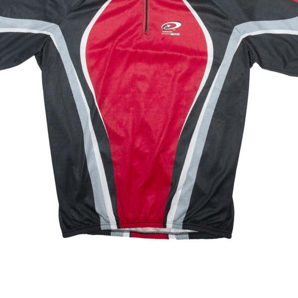 TCM Cycling Mens Jersey Red 1 4 Zip XL For Sale