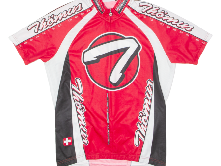 THOEMUS Cycling Mens Jersey Red 1 2 Zip L on Sale