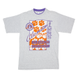 BELTON Clemson University Tigers Mens T-Shirt Grey M Supply