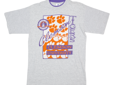 BELTON Clemson University Tigers Mens T-Shirt Grey M Supply