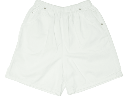 CABIN CREEK Womens Chino Shorts White 90s M W28 Cheap