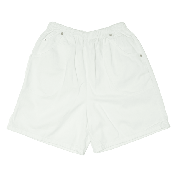 CABIN CREEK Womens Chino Shorts White 90s M W28 Cheap