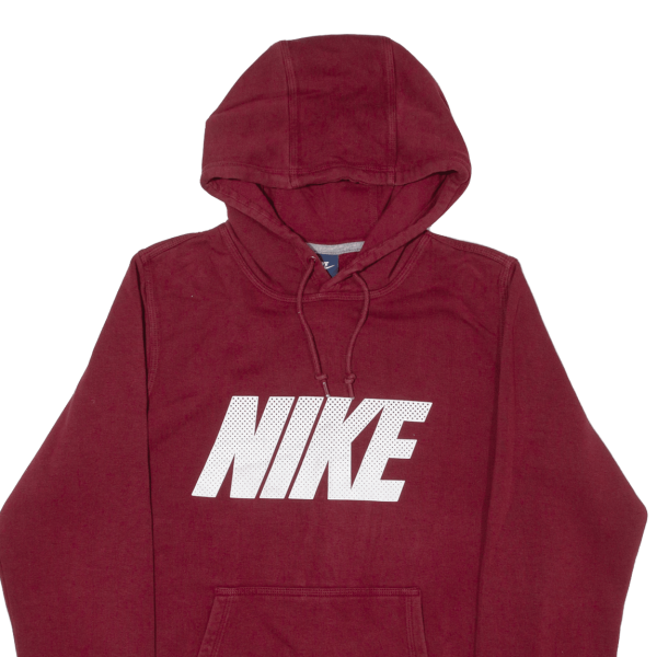 NIKE Mens Red Hoodie S Supply