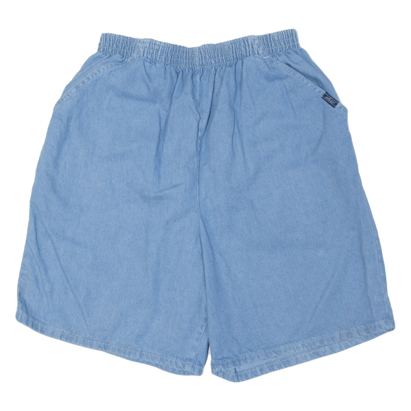 CHIC Womens Casual Shorts Blue 90s M W26 Hot on Sale