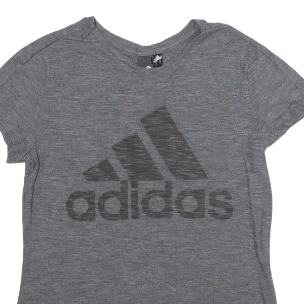 ADIDAS Mens T-Shirt Grey S Online Sale