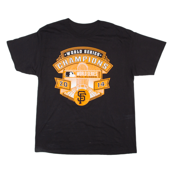 Champions San Francisco Giants Mens T-Shirt Black USA L Supply