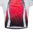 BRUNEX Cycling Shirt Mens Jersey Red 1 2 Zip 2XL Supply