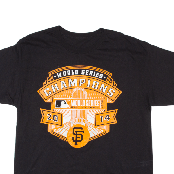 Champions San Francisco Giants Mens T-Shirt Black USA L Supply