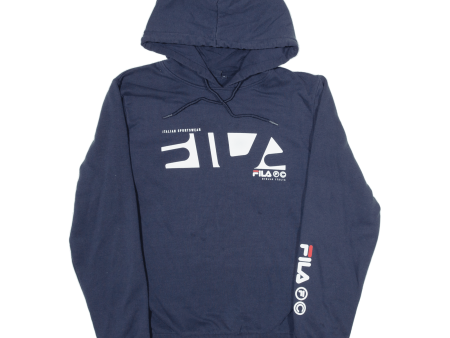 FILA Mens Blue Hoodie M Online now