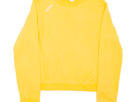 ADIDAS Womens Sweatshirt Orange UK 16 Online Sale