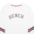 BENCH Womens Sweatshirt White L Discount