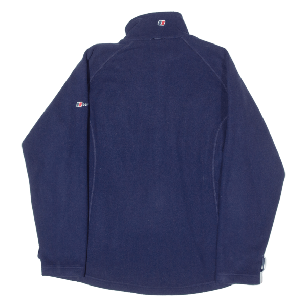 BERGHAUS Womens Fleece Jacket Blue UK 12 Fashion