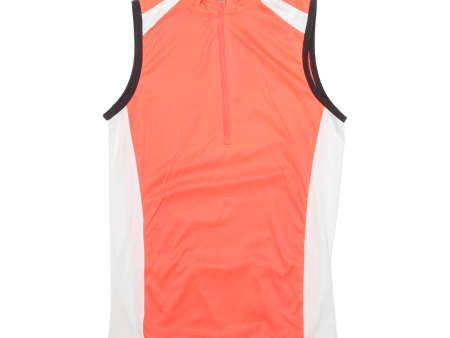 CRANE Cycling Womens Jersey Pink Sleeveless 1 4 Zip S Sale