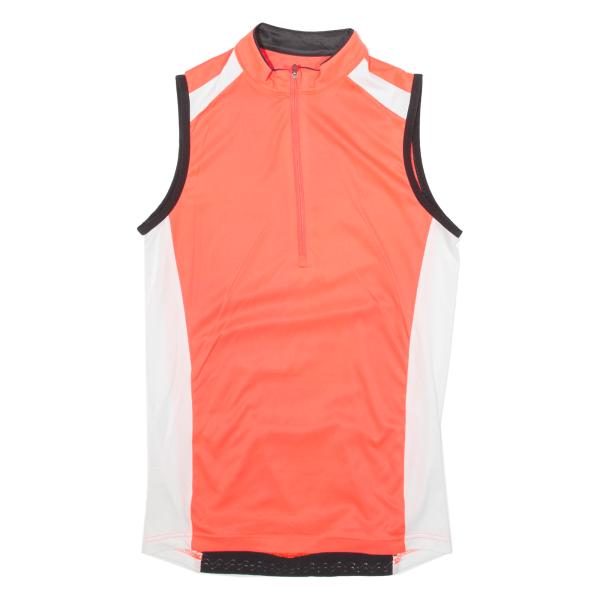 CRANE Cycling Womens Jersey Pink Sleeveless 1 4 Zip S Sale