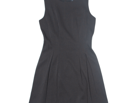 ARMANI JEANS Womens Skater Dress Black Short Sleeve Knee Length M on Sale