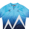 CUORE Cycling Full Zip Mens Jersey Blue S Sale