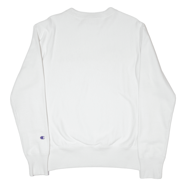 CHAMPION Womens Sweatshirt White M Sale