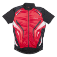 CRIVIT Cycling Full-Zip Mens Jersey Red L For Discount