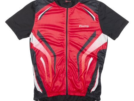 CRIVIT Cycling Full-Zip Mens Jersey Red L For Discount