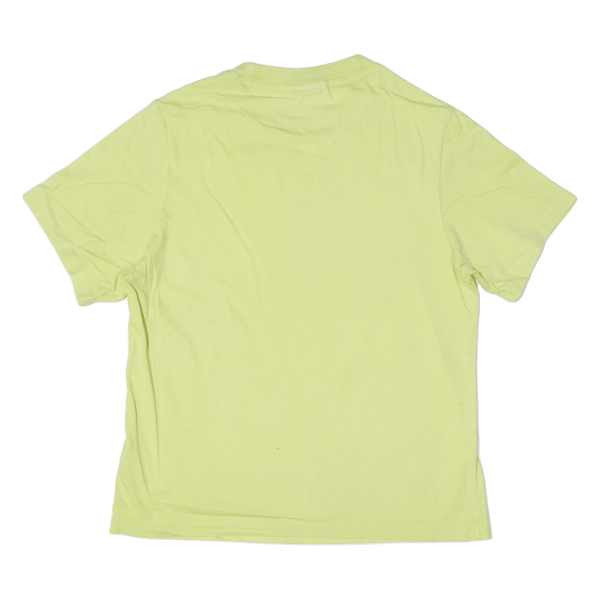 ADIDAS Womens T-Shirt Green UK 10 Fashion