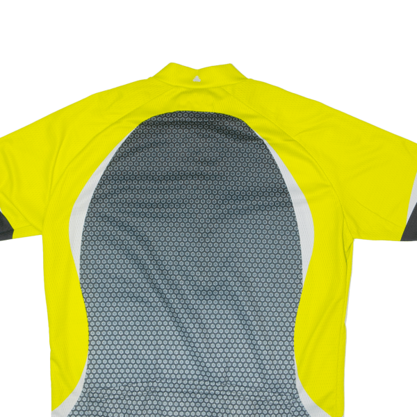 AGU Cycling Mens Jersey Yellow 1 2 Zip XL Online Sale