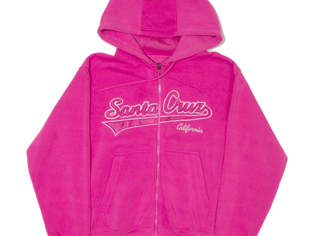 PACBLUE Santa Cruz Womens Pink Hoodie Full Zip XS For Cheap