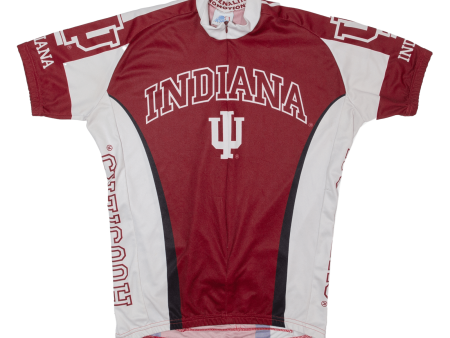 ADRENALINE Cycling Indiana Mens Jersey Red 1 2 Zip M For Discount