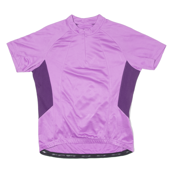 CRANE Cycling Womens Jersey Purple 1 4 Zip UK 14 on Sale