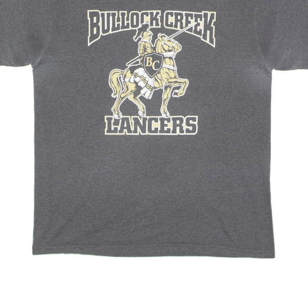 Bullock Creek Lancers Mens T-Shirt Grey USA Crew Neck M Sale